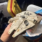 Star Wars Vintage 1978 Millennium Falcon Die Cast Ship Kenner Complete #2