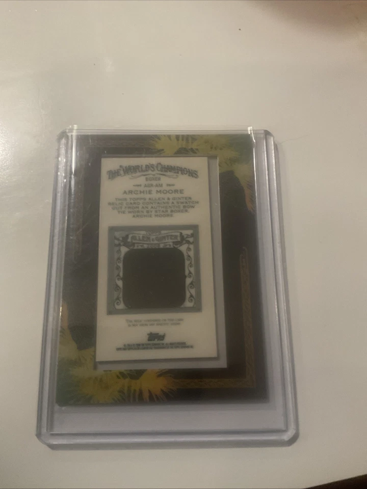 2008 Allen & Ginter Archie Moore Framed Relic A&G - Image 2 of 2