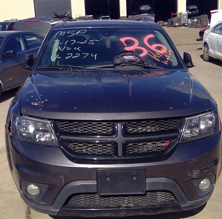 11 12 13 14 2015 16-20 Dodge Journey Rear Driver LH Door Handle in PAU Granite - Imagem 2 de 4