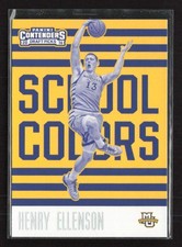 2016 Panini Contenders Draft #5 Henry Ellenson School Colors Marquette (H)