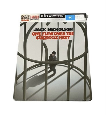 One Flew Over The Cuckoo's Nest STEELBOOK 4K Ultra HD + Blu Ray BRAND NEW SEALED