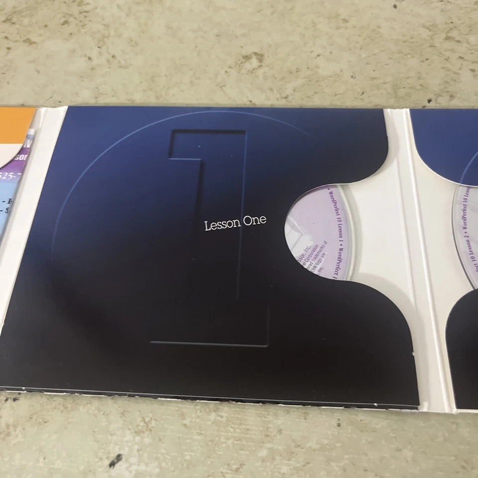 VIDEO PROFESSOR Word Perfect 3-CD Lessons Set - 2004 - Image 3 of 4