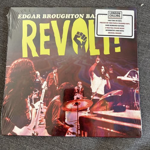 The Edgar Broughton Band Live Revolt! Limited Numbered Colour Vinyl LP 10"