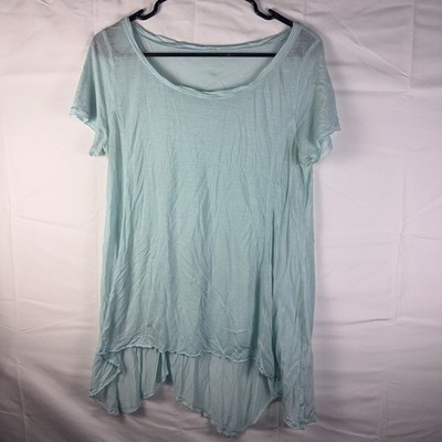 Lululemon women s t shirt blue  Full Expression Short Sleeve Tee