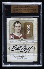 2011-12 ITG Ultimate Memorabilia 11th Edition Gold 1/1 Dick Duff Auto HOF 2d8