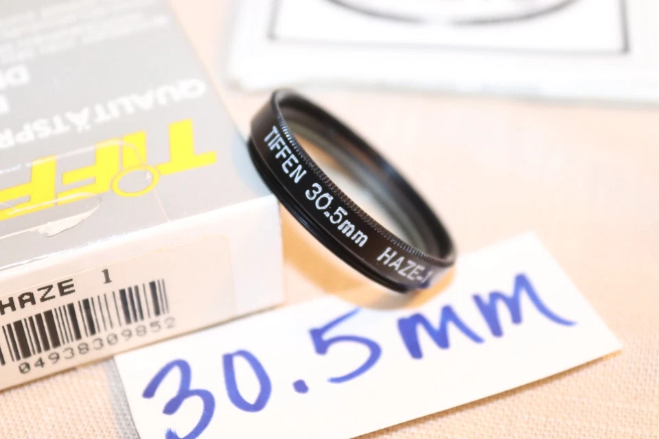New Vtg Tiffen 30.5mm UV -Haze-1 FILTER USA 37mm Ultra Violet Haze 1 Filter Mint - Image 3 of 4