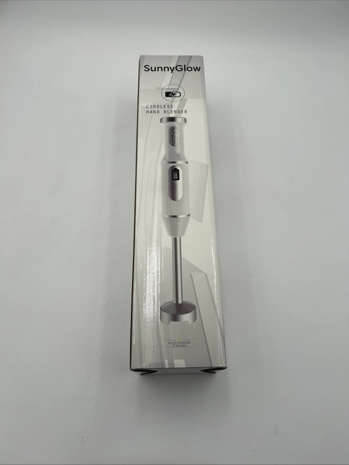 Sunnyglow Rechargeable, Cordless Hand Blender New. White.
Opens in a new window or tab