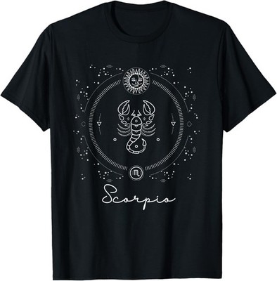 NEW LIMITED Scorpio Zodiac Sign Horoscope Astrology Scorpio T-Shirt