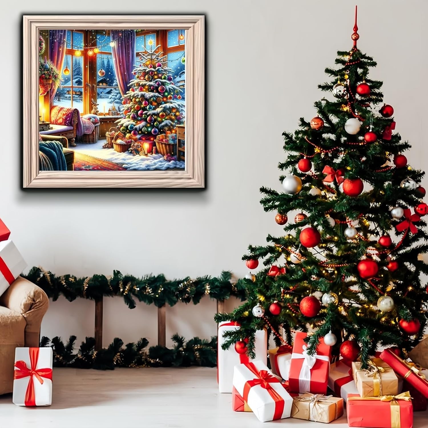 5D Diamond Painting Kits for Adults, Christmas Diamond Art Kits for Adults Begin
