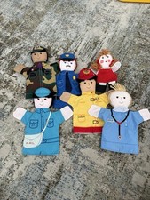 Rosalina hand puppet handy community helpers lot of 6 doctor fireman policeman