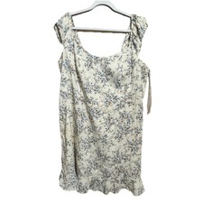 Old Navy Womens Milkmaid Dress Plus Size 2X Floral Romantic Prairie Smocked Back