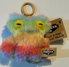 2025 Fuggler Funny Ugly Monster Keychain clip Wide Eyed Weirdo TIE DIE Rainbow