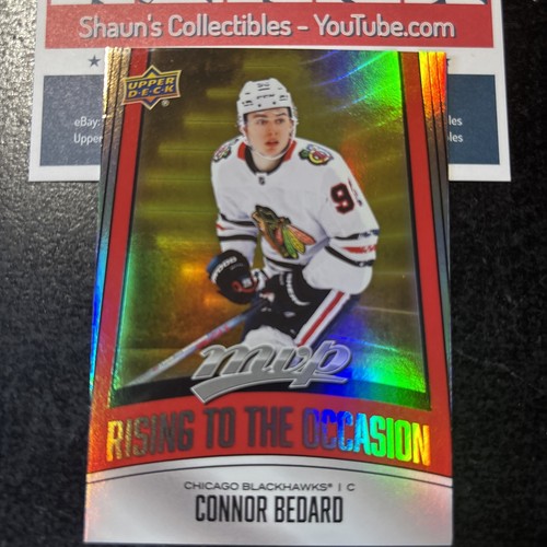 Connor Bedard 2025-26 UPPER DECK MVP RISING TO THE OCCASION RO-20 Chicago