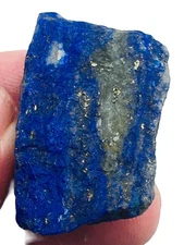 Royal Blue With Golden Pyrite Lapis Lazuli  Rough Stone Madani Blue K46