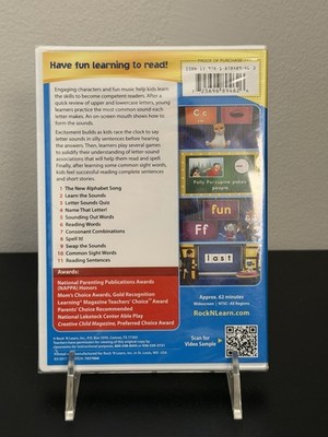 Rock N Learn: Letter Sounds (DVD, 2015) • Brand New Sealed