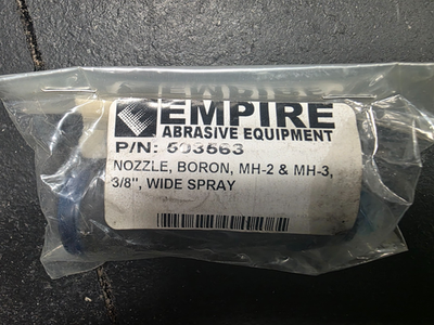 #ad #ad Nozzle Boron Carbide MH 2 amp; MH 3 3 8quot; Wide Spray Empire Abrasive Equipment $74.99