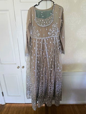 Zainab Chottani SHAHNOOR bridal - Women Embroidered Net Anarkali Suit 3-Piece