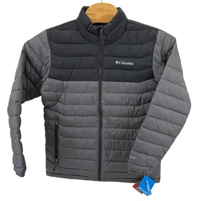 Columbia Men's Powder Lite  II Jacket M City Grey, Shark NWT Active Fit See Pic