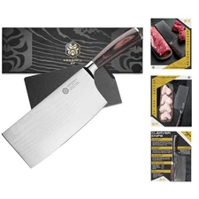 7-Inch Forged High Carbon Cleaver – Superior Sharpness and Ergonomic Comfort