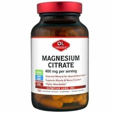 Magnesium Citrate 400mg 100 caps By Olympian Labs 0.67 per thousand milligrams