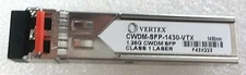 Vertex CWDM SFP 1430nm Class 1 Laser; Part #CWDM-SFP-1430-VTX