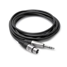 Hosa HXS-010 Pro Balanced REAN XLR3F to 1/4 in TRS Cable 10 ft 
