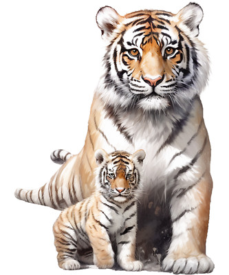 Huge XXXL Car Sticker Sticker Tiger Sticker
