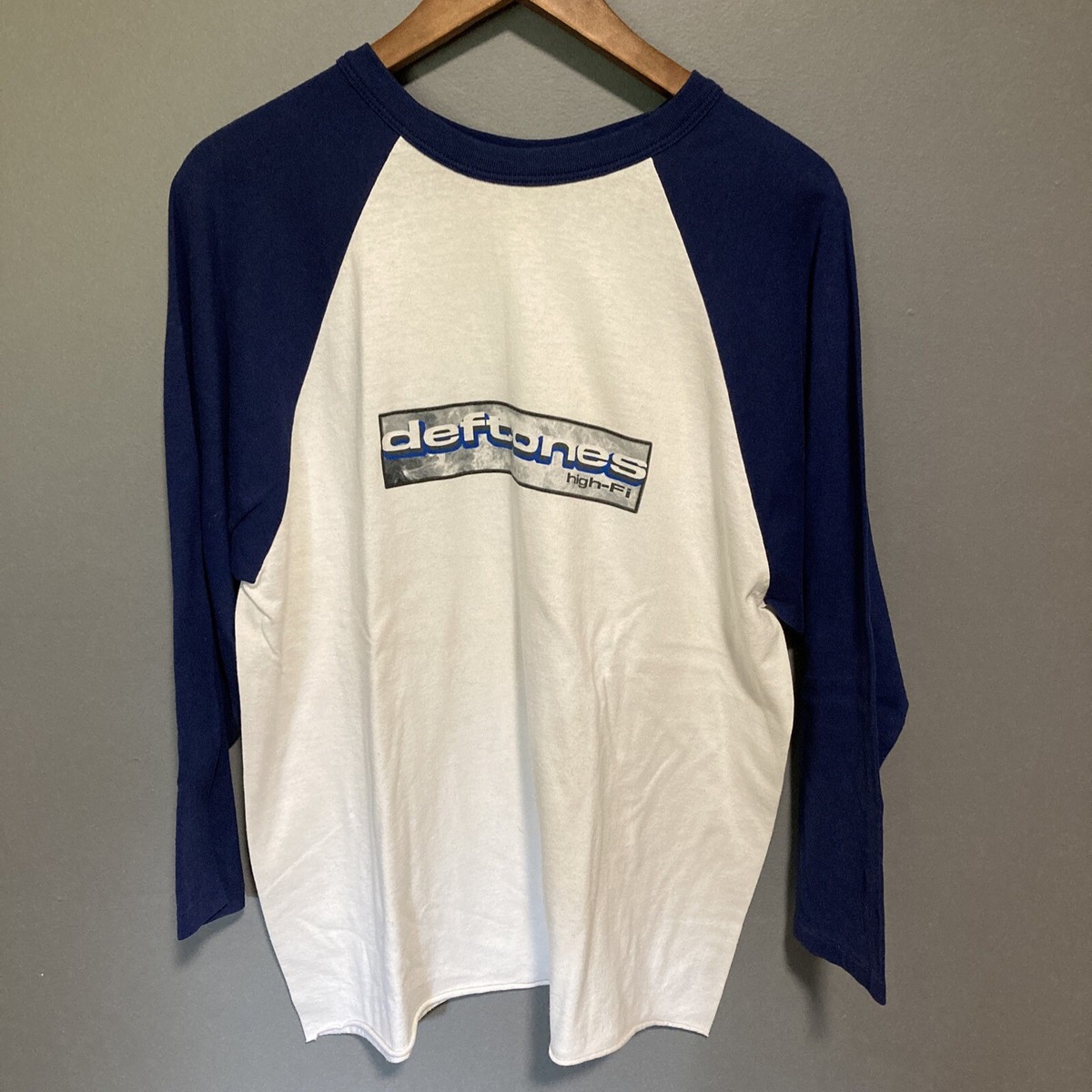 Very Rare Deftones 80s 90s Baseball T Shirt Vintage VTG 3/4