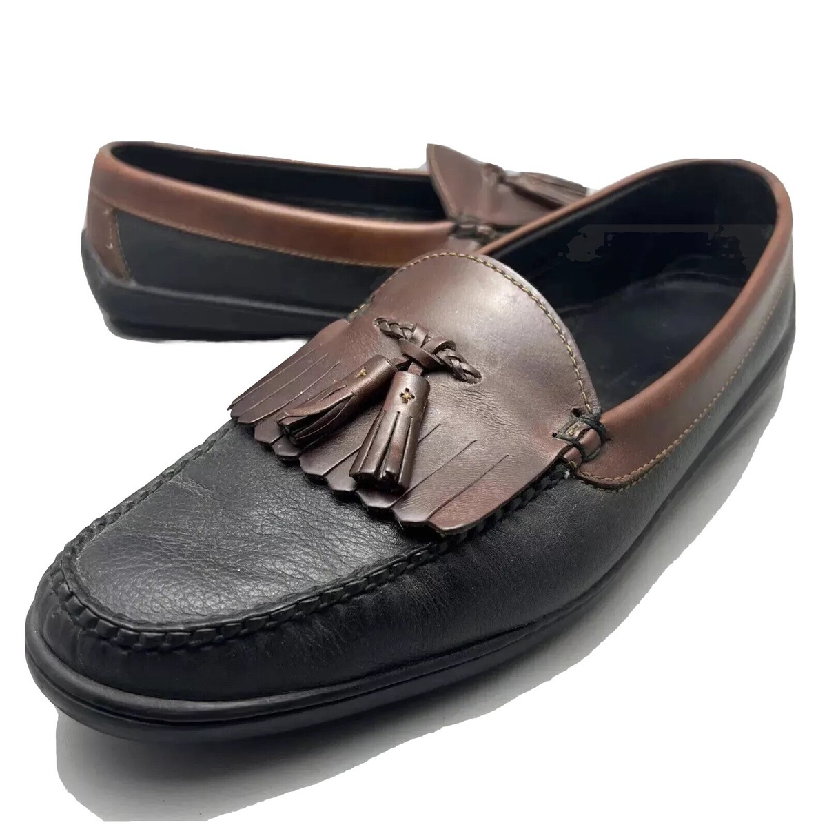 COLE HAAN Tassel Loafers￼ Casual Dress Shoes Black Brown 