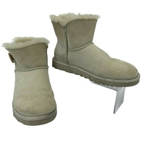 ugg mini bailey button beige