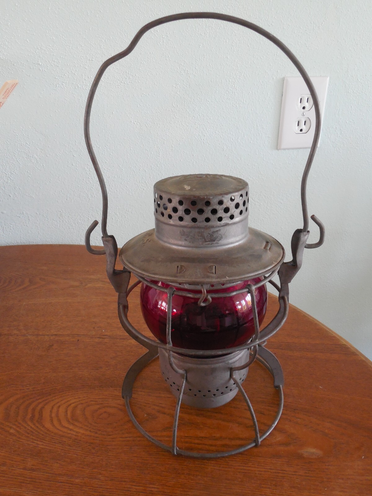 VINTAGE CABOOSE LANTERN, DIETZ, NYCS, NO. 999 KEROSENE, RED GLOBE eBay