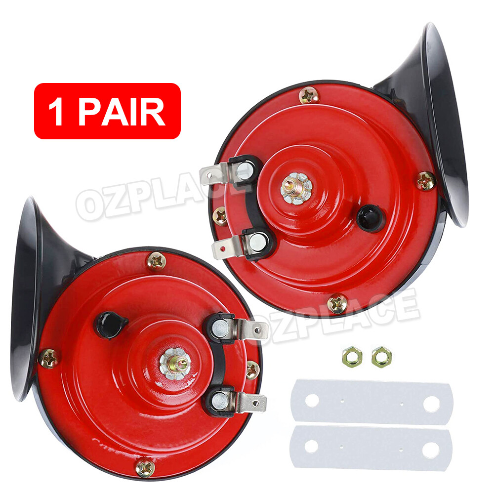 2X 12V 300DB Super Train Horn For Trucks SUV Car Boat Motorcycles