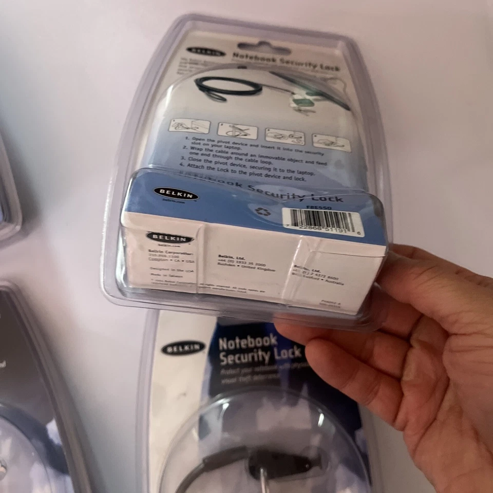 4x Belkin Notebook Laptop Security Lock F8E550 - Image 4 of 4