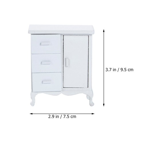 Wood Bookshelf Model 1: 12 Scale Furniture Miniature Cabinet - Picture 9 of 12