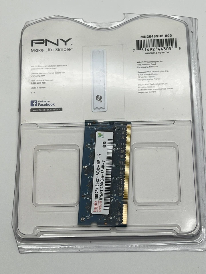 PNY 2 GB PC Memory - DDR2 PC2-6400 - FREE SHIP - Image 2 of 3