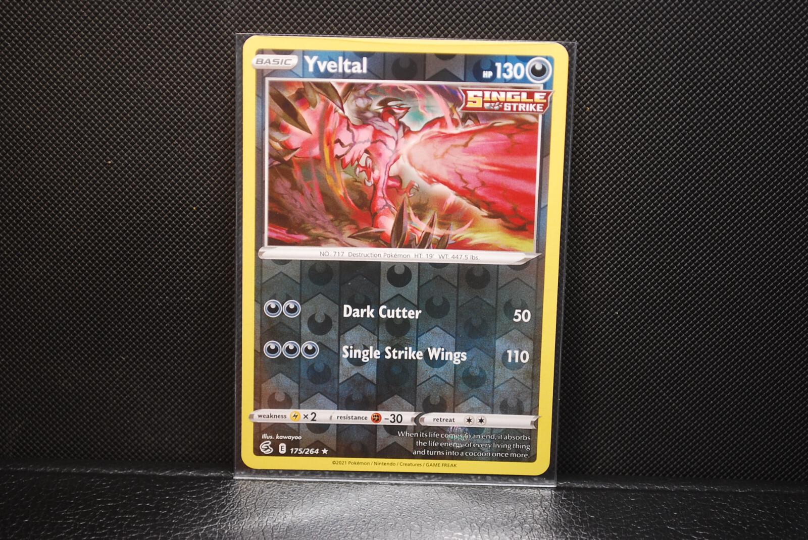 Yveltal Reverse Holo 175/264 Fusion Strike 2021 Pack Fresh Sleeved eBay