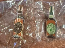 Michter’s Whiskey Bottle Lapel Hat Pin Lot of 2 Kentucky Straight Rye & American