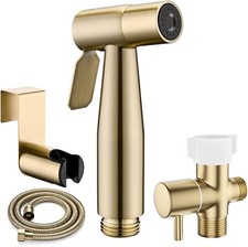Gold Handheld Bidet Sprayer for Toilet, Jet Sprayer for Toilet Muslim Shower