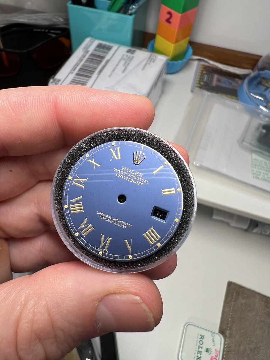 Rolex Blue Buckley Dial For 16013 Datejust Watch