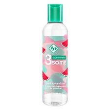 ID 3Some 3-In-1 Lubricant 4oz Watermelon -Flavored Warming Massage Oral Sex Lube
