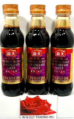Haday Premium Seasoned Soy Sauce 16.9 oz ( Pack of 3 )~04/2026
