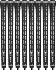 Golf Pride Tour Wrap 2G Golf Grip Jumbo Black - Set of 8 - High Tack