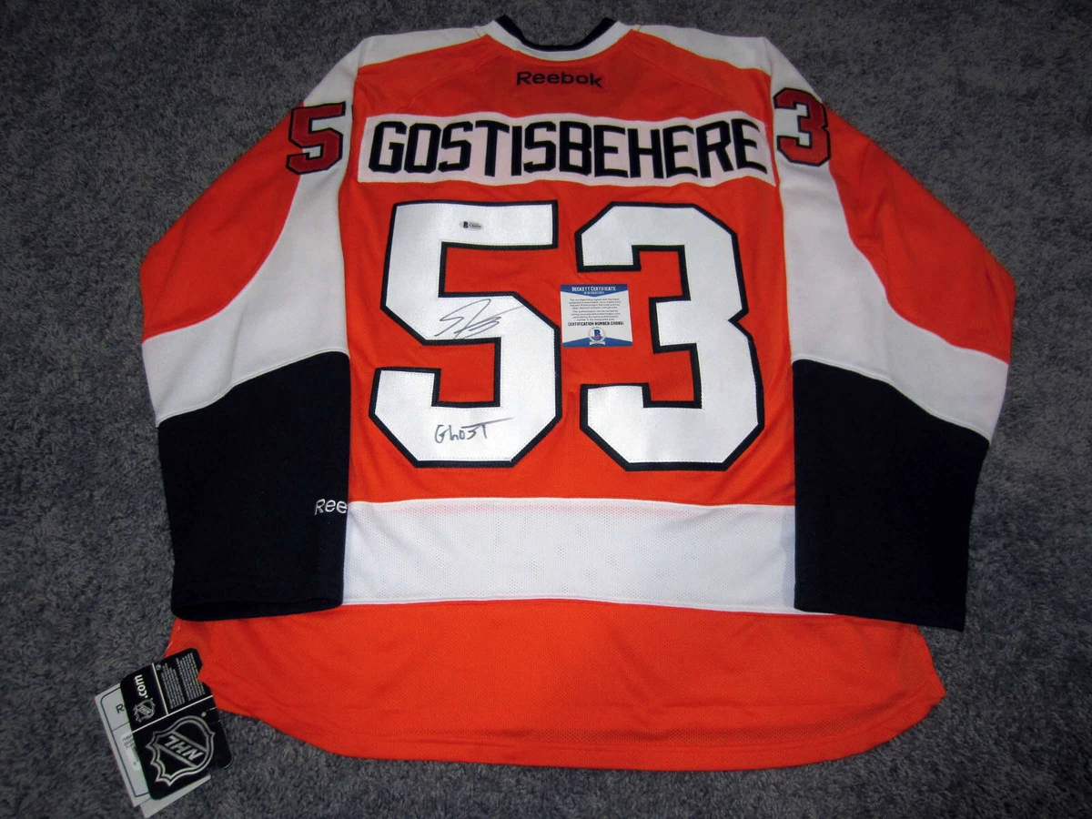 SHAYNE GOSTISBEHERE Philadelphia Flyers SIGNED Autographed JERSEY w BAS COA L eBay