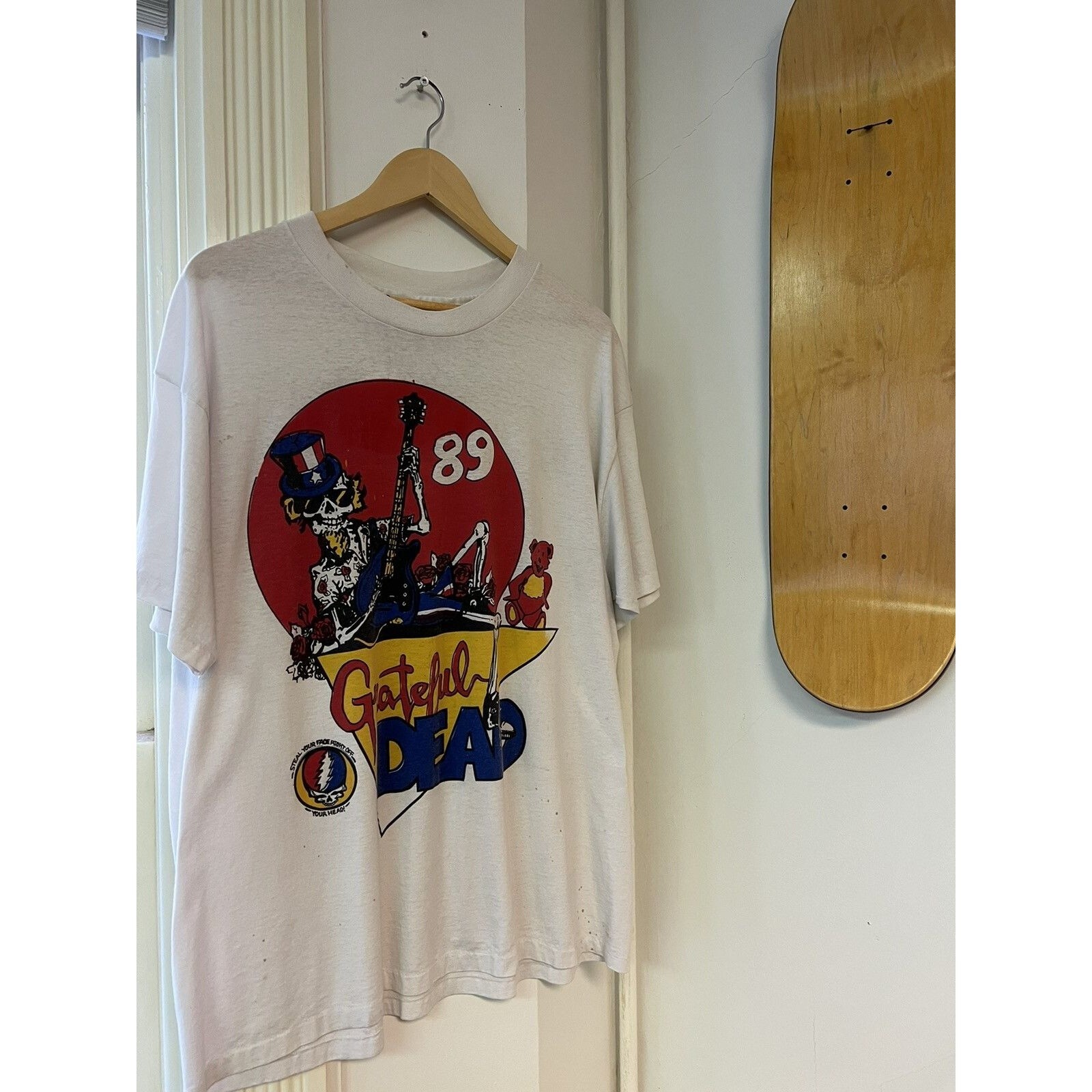Vintage 1989 Grateful Dead Steal Your Face Tour T-Shirt