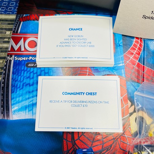 Spider-Man Monopoly Board Game Marvel Hasbro 2007 Complete - Picture 13 of 22