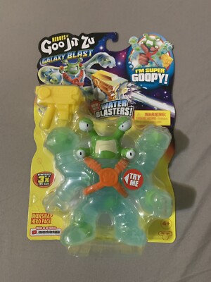 RARE   Heroes of Goo Jit Zu Galaxy Blast WARSNAP with Water Blaster   2021
