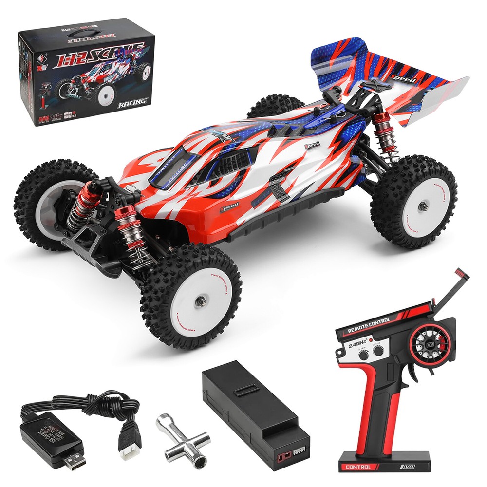 WLtoys 124008 Remote Control Car 1/12 High Speed 4WD 60KM/H RC Off Road Car D7M6