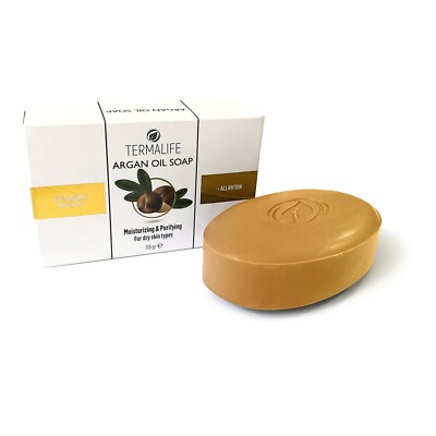 All Natural Soap Bar with 100% Organic Argan Oil | Reduces Pore Size, Purifies S