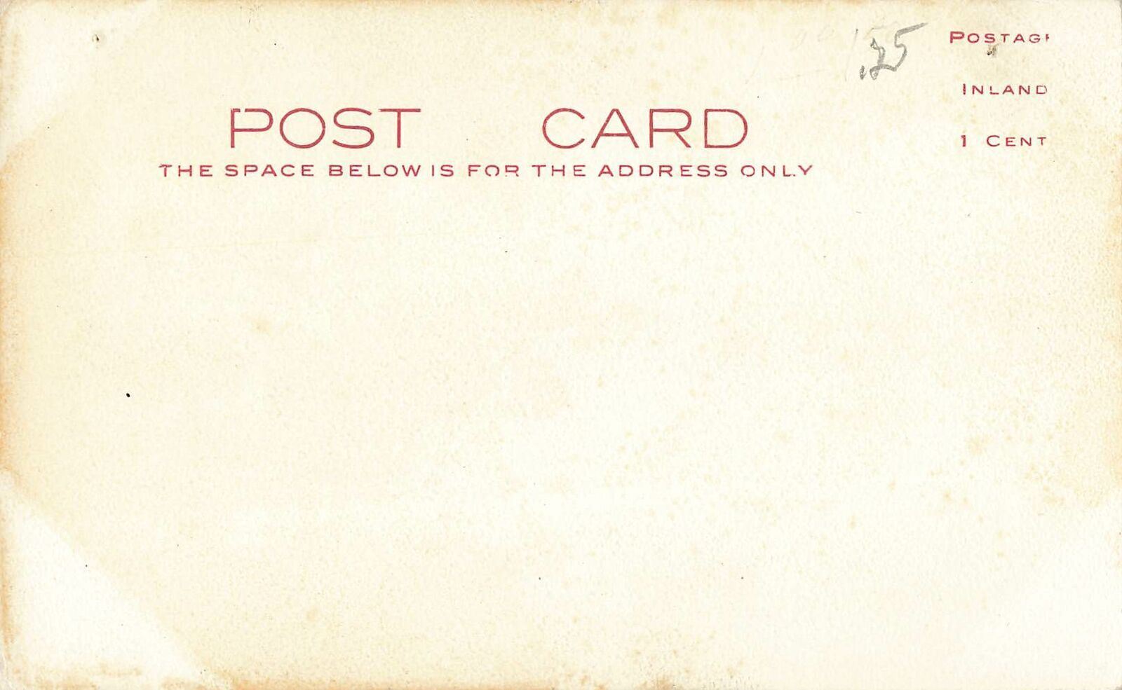 Vintage Postcard Court House Bryan Ohio exterior architecture trees