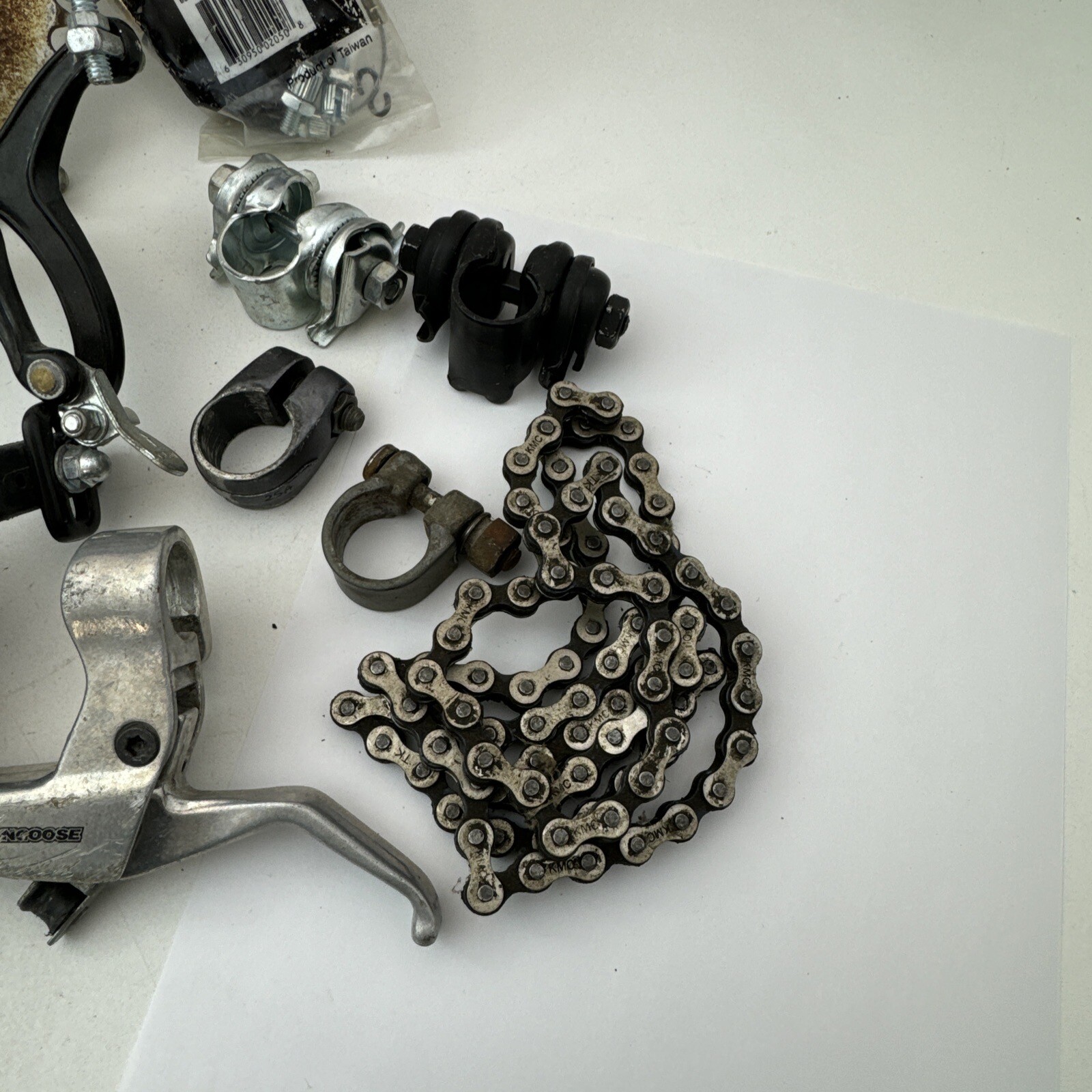 Vintage BMX Bike Parts Lot GT Old School Mongoose Race Schwinn MX B03